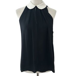 Elegant A.L.C Black and White Women's Sleeveless Top